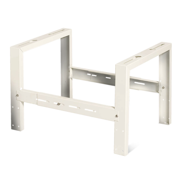 Flat rooftop mounting cube bracket for outdoor units