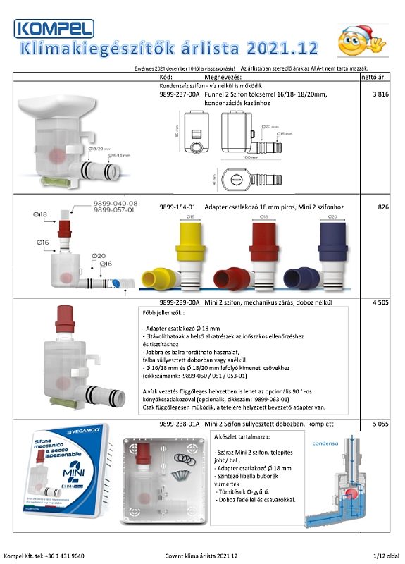 Kompel Kft. – Klíma tartozékok